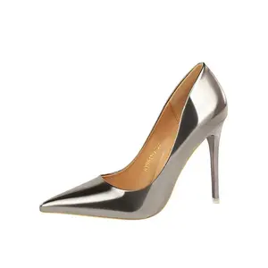 Туфли женские на высоком каблуке Bigtree, цвет Black 7.5cm