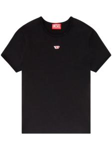 Футболка с вышитым логотипом Diesel, черный