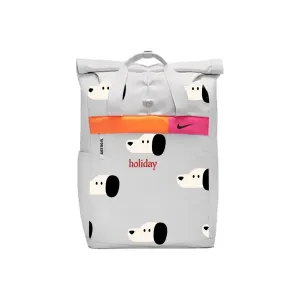 Nike Счастливые каникулы рюкзак из ткани янтарный унисекс светло-серебристый серый, Light Silver Gray