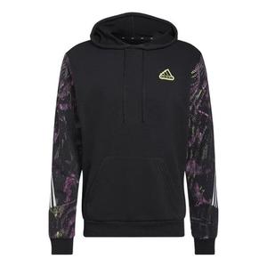 Толстовка adidas Logo hooded Long Sleeves Couple Style Black, черный