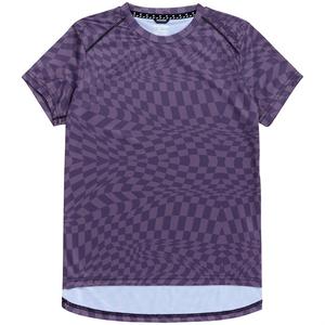 Джерси Lilium с короткими рукавами - женский Troy Lee Designs, Twisted Checkers Deep Purple