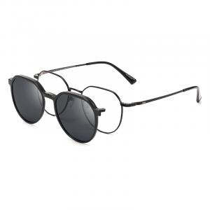 Оправа для очков нержавеющая сталь квадратная мужская черная серебристая Jeep