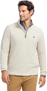 Свитер флис Quarter Zip — LT Grey HTHR IZOD