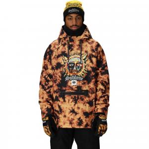Мужская водонепроницаемая толстовка с капюшоном 686, Sublime Orange Tie Dye