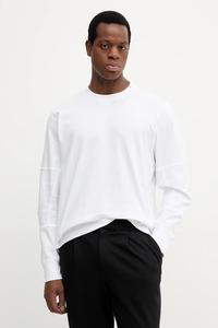 Хлопковый лонгслив G-Star, белый