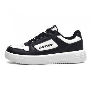 Кроссовки LOTTO Skateboarding Shoes Men Low-top White/Black, белый/черный