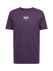 Классическая футболка s.Oliver Shirt, цвет aubergine