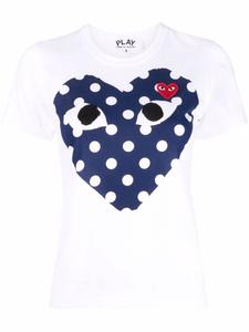 Футболка с логотипом Comme Des Garçons Play, белый