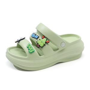 Детские шлепанцы с противоскользящей подошвой и износостойкими подошвами для подростков Sang Nick, зеленый