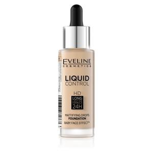 Матирующая основа для лица, 015 Light Vanilla Eveline Cosmetics, Liquid Control HD