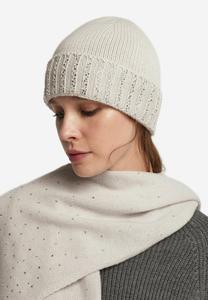 Шапка Falconeri Beanie, White/Off-White