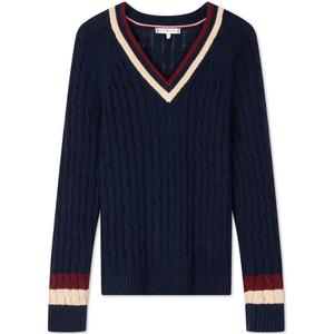 Tommy Hilfiger Вязаный свитер кабельной вязкой