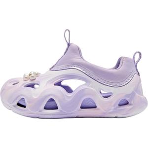 Детские сандалии с низким верхом, устойчивые к скольжению, для детей от 3 до 7 лет QIAODAN, фиолетовый/розовый