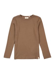 Lil'Atelier Лонгслив 'NMNGAYO' в коричневом цвете