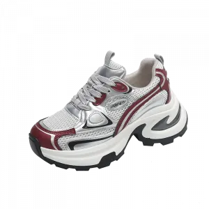 Boldi Kuki Женские красные кроссовки Low Top Chunky, цвет Red