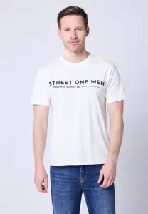 Футболка с принтом Street One Men, Weiß