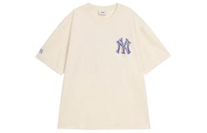 Футболка New York Yankees Unisex Темно-кремовая MLB