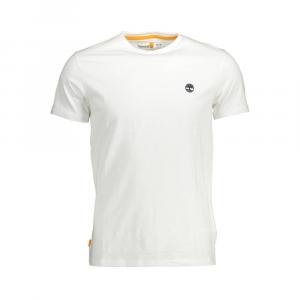 Белая мужская футболка из органического хлопка Timberland