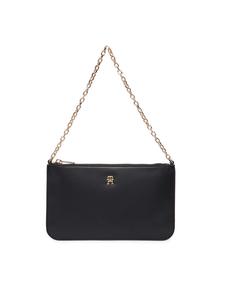 Вечерняя сумка Tommy Hilfiger Th Icon Chain Shoulder Pouch AW0AW18298 Schwarz
