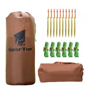 Yjhome ветровая палатка для кемпинга, уличная палатка, двойная бесполюсная палатка 150D, ткань Оксфорд, 210*125*115 см