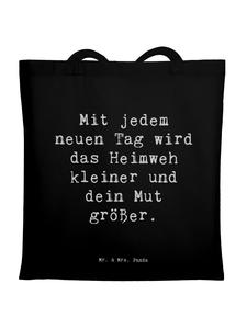 Mr. & Mrs. Panda Сумка с надписью «Преодоление тоски по дому» черного цвета