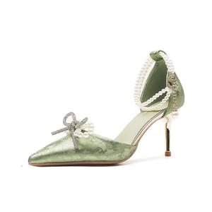 Varib Женские туфли на высоком каблуке, зеленые