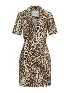 Платье рубашка Nicowa Shirt Dress Rilona, коричневый