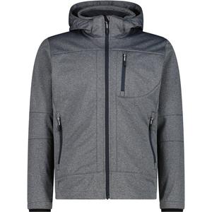 Функциональная куртка с капюшоном, софтшелловая куртка Cmp, цвет alluminio mel. u439