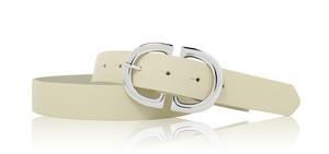 Кожаный ремень FRONHOFER, кремовый