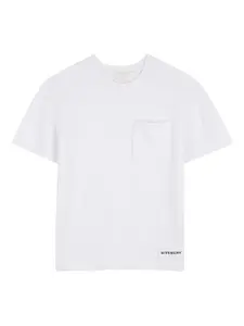 Футболка с карманом Givenchy Kids, белый