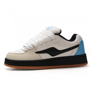 Низкие кеды для скейтбординга унисекс белый черный синий STUR YSN