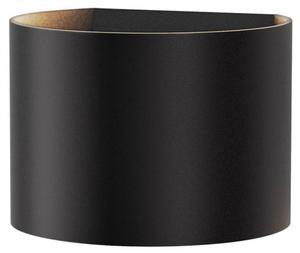 Светодиодный настенный светильник Nettlife Herz, черный - металл - 12 x 10 x 14 см