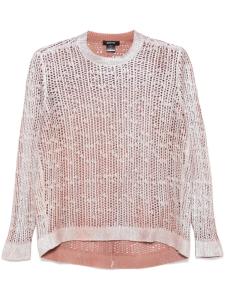 Avant Toi свитер с принтом, серебристый