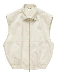 Габардиновый жилет на молнии 1989 STUDIO, нейтральный