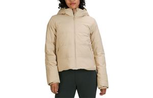 Однотонная утепленная куртка с капюшоном Women's Lululemon, легкий коричневый