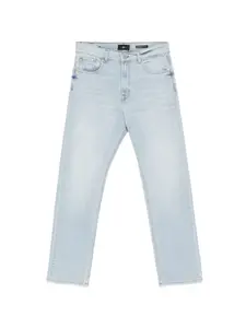 Джинсы прямого кроя на молнии 7 For All Mankind, синий