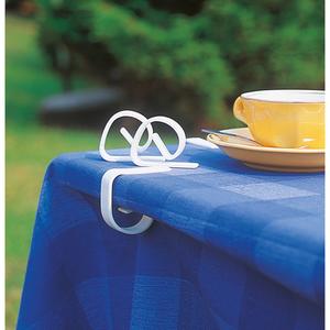 Зажим для скатерти пластиковый Ruco, белый