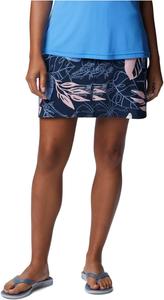 Columbia женские шорты-юбка Tidal, Collegiate Navy Tropamix Fish