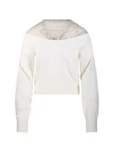 Декорированный свитер Giuseppe Di Morabito, белый