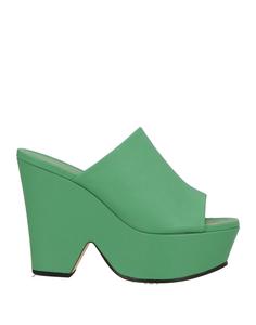 Сандалии Victoria Beckham, зеленый
