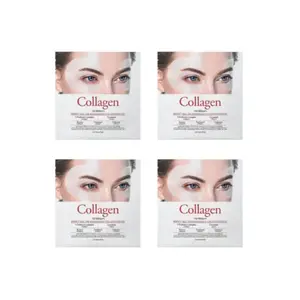 DERMAFIX Коллагеновая маска для глаз с яичным белком увлажняющая и питательная