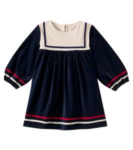 Платье из хлопка Rocky Konges Sløjd, Navy Blazer