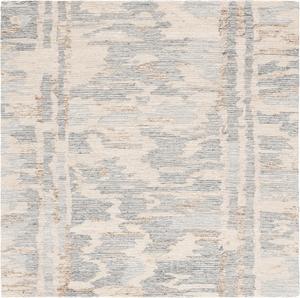 Ковер SAFAVIEH, 183 x 183 см, коллекции Ebony — Grey & Ivory, ручной работы из шерсти, идеально для гостиной, спальни, столовой (EBN902F-6SQ)