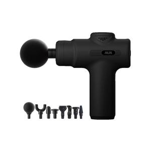 AUX Массажный пистолет Fascia Gun, для расслабления мышц плеч и шеи, миниатюрный электрический, для спорта и фитнеса A20 Black