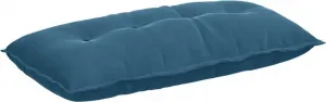 Подушка для спины синяя, 100 x 50 см, вельветовая ткань vidaXL