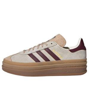 Кроссовки gazelle 'beige burgundy' Adidas, бежевый