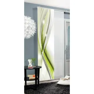 ИДЕИ ДЛЯ ДОМАШНЕЙ ЖИЗНИ Раздвижная штора «GLIWE», (1 шт.), раздвижная штора с принтом Home Wohnideen, цвет mint