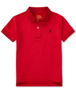 Футбольная поло для малышей и мальчиков Performance Jersey Polo Ralph Lauren, красный
