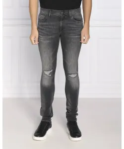 Джинсы Skinny fit Armani Exchange, серый