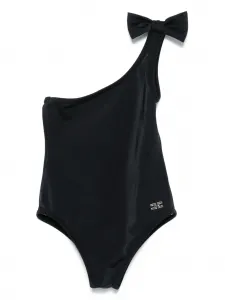 Купальник с логотипом Elisabetta Franchi La Mia Bambina, черный